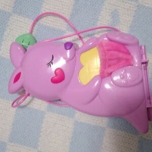 Kangaroo Polly Pocket With Doll In Good Condition